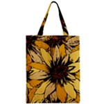 Colorful Seamless Floral Pattern Zipper Classic Tote Bag