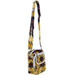 Colorful Seamless Floral Pattern Shoulder Strap Belt Bag