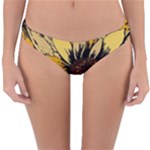Colorful Seamless Floral Pattern Reversible Hipster Bikini Bottoms