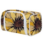 Colorful Seamless Floral Pattern Toiletries Pouch