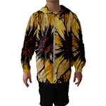 Colorful Seamless Floral Pattern Kids  Hooded Windbreaker