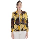 Colorful Seamless Floral Pattern Women s Windbreaker
