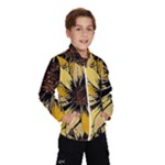 Colorful Seamless Floral Pattern Kids  Windbreaker