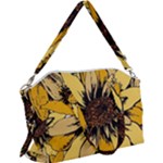 Colorful Seamless Floral Pattern Canvas Crossbody Bag