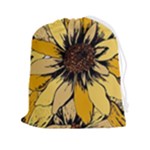 Colorful Seamless Floral Pattern Drawstring Pouch (2XL)