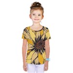Colorful Seamless Floral Pattern Kids  One Piece T-Shirt