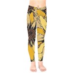 Colorful Seamless Floral Pattern Kids  Leggings