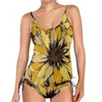 Colorful Seamless Floral Pattern Tankini Set