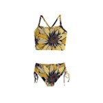 Colorful Seamless Floral Pattern Girls  Tankini Swimsuit