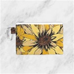 Colorful Seamless Floral Pattern Canvas Cosmetic Bag (Small)