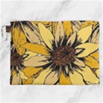 Colorful Seamless Floral Pattern Canvas Cosmetic Bag (XXL)
