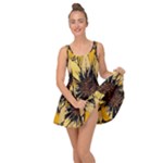 Colorful Seamless Floral Pattern Inside Out Casual Dress
