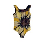 Colorful Seamless Floral Pattern Kids  Frill Swimsuit