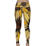 Colorful Seamless Floral Pattern Lightweight Velour Classic Yoga Leggings