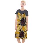 Colorful Seamless Floral Pattern Camis Fishtail Dress