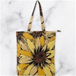 Colorful Seamless Floral Pattern Double Zip Up Tote Bag