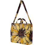 Colorful Seamless Floral Pattern Square Shoulder Tote Bag