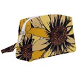 Colorful Seamless Floral Pattern Wristlet Pouch Bag (Large)