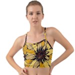 Colorful Seamless Floral Pattern Mini Tank Bikini Top