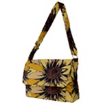 Colorful Seamless Floral Pattern Full Print Messenger Bag (L)
