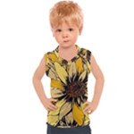 Colorful Seamless Floral Pattern Kids  Sport Tank Top