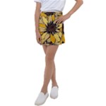 Colorful Seamless Floral Pattern Kids  Tennis Skirt