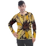 Colorful Seamless Floral Pattern Men s Pique Long Sleeve T-Shirt
