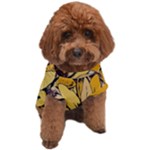 Colorful Seamless Floral Pattern Dog T-Shirt