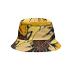 Colorful Seamless Floral Pattern Inside Out Bucket Hat (Kids)