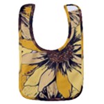 Colorful Seamless Floral Pattern Baby Bib