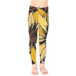 Colorful Seamless Floral Pattern Kids  Classic Winter Leggings