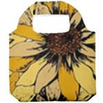 Colorful Seamless Floral Pattern Foldable Grocery Recycle Bag