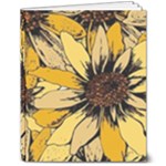 Colorful Seamless Floral Pattern 8  x 10  Hardcover Notebook