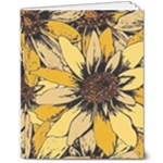 Colorful Seamless Floral Pattern 8  x 10  Softcover Notebook
