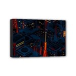 Architecture City Pixel Art Mini Canvas 6  x 4  (Stretched)