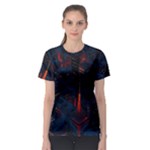 Architecture City Pixel Art Women s Sport Mesh T-Shirt
