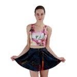Architecture City Pixel Art Mini Skirt