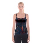 Architecture City Pixel Art Spaghetti Strap Top