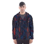 Architecture City Pixel Art Men s Hooded Windbreaker