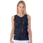 Architecture City Pixel Art Women s Basketball Tank Top