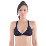 Architecture City Pixel Art Plunge Bikini Top