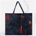 Zipper Large Tote Bag 