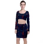 Architecture City Pixel Art Top and Skirt Sets