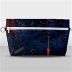 Architecture City Pixel Art Handbag Organizer