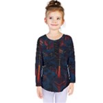 Architecture City Pixel Art Kids  Long Sleeve T-Shirt
