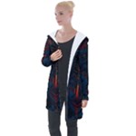 Architecture City Pixel Art Longline Hooded Cardigan