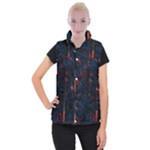 Architecture City Pixel Art Women s Button Up Vest