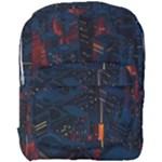 Architecture City Pixel Art Full Print Backpack