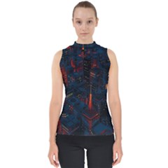 Mock Neck Shell Top 