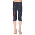 Architecture City Pixel Art Kids  Capri Leggings 